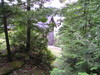 Kitchen door from path from cabins