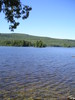 First glimpse of Wilson Pond from boat landing.
