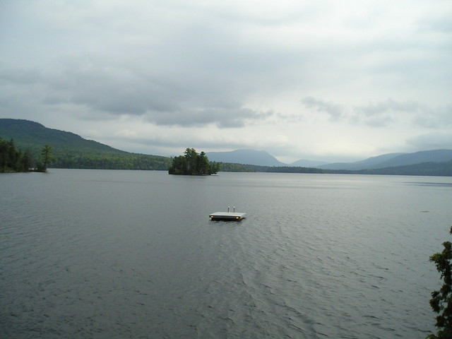 Clouds over Elephant Head Mtn. (stupid dock)